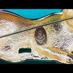 Vintage PD Cougar Gold Tone Enamel Brooch Signed Photo 2