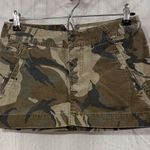 Mossimo Camouflage Denim Micro Mini Skirt Green Size undefined Photo 0