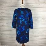 Daisy Fuentes Floral Print Stretch 3/4 Sleeve Shift Dress Contemporary Size S Photo 5