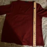 Burgundy Bell Long Sleeve Boho V Photo 3