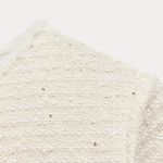 ZARA NWT❗️ Elegant White Tweed Short Cutted Dress ZW Collection Mini Ivory Size M Photo 6