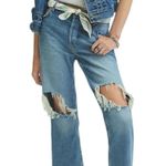 Free People Maggie Mid-Rise Straight-Leg Jeans Photo 1