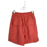 ZARA Pumpkin Spice Orange High Waisted Shorts Size XS Lightweight Pockets Photo 1