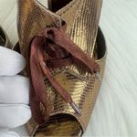 Anne Klein  | Belladona Leather Oxford Peep Toe Pumps Photo 6