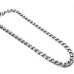Link Chain Necklace for Men Women Streetwear Unisex Hip Hop Style Silver Photo 2