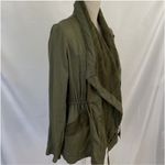 Anthropologie Hei Hei Women Cargo & Lace Military Jacket Sz.Sm Green Gorpcore Photo 3