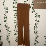 Aerie  Offline Real Me Flare Hi Rise Crossover Caramel Colored Leggings Photo 3