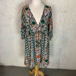 #154 BOUTIQUE Plunge Neck Swim Coverup Size L Photo 1