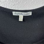 Charlotte Russe Women Black Sheer 3/4 Sleeve Party Mini Dress size small Photo 3