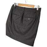 Gap Pleated Front Pocket Career Lined Zip Mini Skirt Black 4 Photo 5