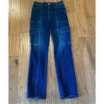 EXPRESS  90’s slim super high rise skinny cargo jeans 6l Photo 4
