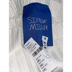 SIMON MILLER Saturn Pant in Macadamia Medium New Womens Ribbed Trousers White Photo 6