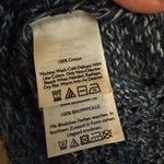 Eddie Bauer Open Front Two Tone Blue Knit Cardigan Sweater Size XL Photo 6