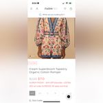 Farm Rio NWT  Superbloom Tapestry Cream Romper size medium retails $220 Photo 7