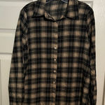 Boohoo  Black and Cream‎ Plaid Shirt Photo 0