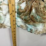 Chico's Additions By  Button Up Jacket Womens 2 Medium Floral Abstract Lightweight Photo 3