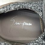 Mixed Media Tweed Lace Up Leather Loafers Shoes Size 6 Gray Photo 6