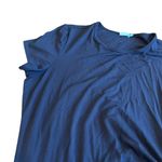 J. McLaughlin  Elora Side Tie Sheath Dress Stretch Navy Jersey Size Large Women's Photo 6