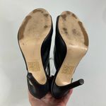 Truffle Collection  Black Ankle Strap Peep Toe Heels Size 38 Photo 5