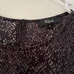 Rails Inez Gray 3/4 Sleeve Mini Dress elastic waist in Slate Python Size Small Photo 4