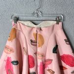 Alice McCALL  Dress Womens 4 Pink Lip‎ Print Sweetheart Strapless Mini Dress Prom Photo 7