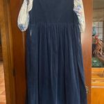 Clarence + Mabel handmade in Australia corduroy dress Large Blue Photo 5
