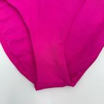 Robin Piccone Ava Bikini Bottom Size Small NEW High Waist Solid Pink Swim NWOT Photo 10