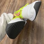 Under Armour  Charged Breathe White/ Neon Green Athletic Running Sneakers Size 7 Photo 5