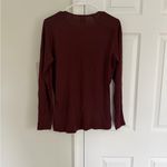 Icebreaker Womens Merino Wool 200 Longsleeve Shirt Size XL Maroon Cold FLAW Red Photo 7