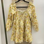 Hello Molly Yellow Floral Print Dress Photo 3