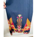 LA DOUBLEJ Navy Paisley Gold Pendant High Neck A Photo 12