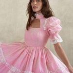 💕SELKIE💕 The Luaua 18th Dress ~ Pink Floral Print Small NWOT Photo 0