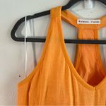 Athleta  Dress Orange Racerback Sleeveless Ruched Athletic Minidress Sz M EUC Photo 4