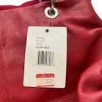 Tignanello Iconic Tote Glam Red, Leather Handbag Crossbody Convertible Purse NWT Photo 4