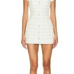 Majorelle  Tammy Mini Dress in White & Black Size: M Photo 0