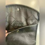 Michael Kors  Black Leather Clutch Wristlet‎ Wallet Photo 4