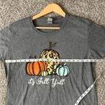Gildan It’s Fall Ya’ll Golden Grey T-Shirt Pumpkins Casual Comfy XL Autumn November Photo 5