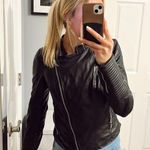 ZARA  TRF Black Moto Leather Jacket Photo 0