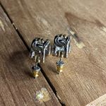 Premier Designs NWOT  “Profile” Gold and Silver Hoops Photo 5