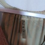 Fresh Of LA Neutral Boho Halter V Neck Stretchy Maxi Sun Dress Size M Red Size M Photo 7