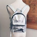 French Connection  Perry Silver Mini Backpack Photo 0