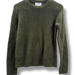 Old Navy Olive Green Knit Long Sleeve Crewneck Pullover Sweater Sz XS Photo 0