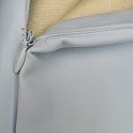 Francesca's Francesca’s Paige Vegan Leather Light Blue Side Buckle Mini Skirt S Photo 15