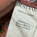 JustFab  women’s size large Floral Wrap v-neck long sleeve top lightweight Photo 5