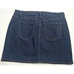 Ann Taylor Loft Denim Skirt Womens Size 6 Blue Jean Mini Cotton Stretch Photo 2