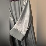 Morgan Taylor Vintage  Embroidered Mint Green Robe with attached sash Size Medium Photo 1