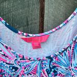 Lilly Pulitzer Women’s M  Jarrett Romper OYSTER BAY BLUE MISS SHELL Print Photo 3