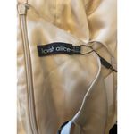 Lavish Lice Lavish Alice Golden Yellow Cowl Neck One Shoulder Ruched Gown, A32 Photo 6