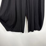 Alembika Black Ribbed Pants Size 5 or US 14/16 Photo 4