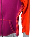 Nike Therma-Fit Long Sleeve Full Zip Neon Purple / Orange Hooded Activewear Jacket Photo 2